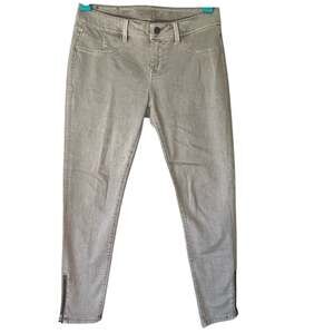 Buckle Black (Gray/Cream) Skinny Jean Size 28x27